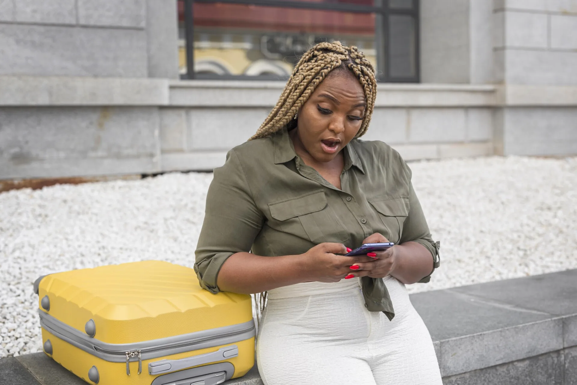 Woman Looking Shocked