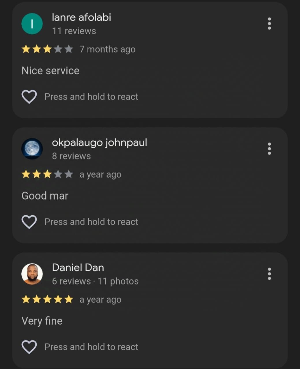 Fake Reviews