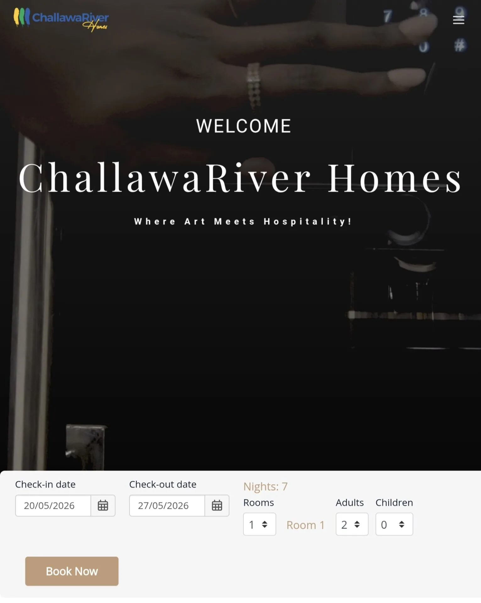 Booking Page